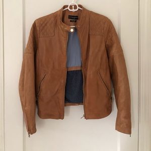 Camel Leather Jacket
